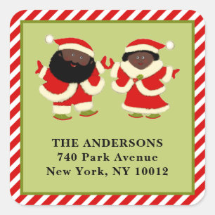 Christmas return address labels