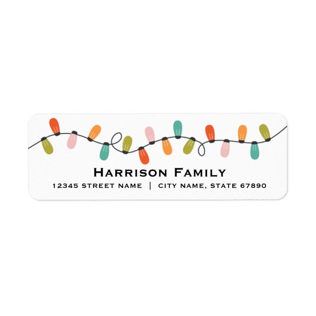 Christmas Return Address Labels (Front)
