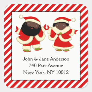 Christmas return address labels