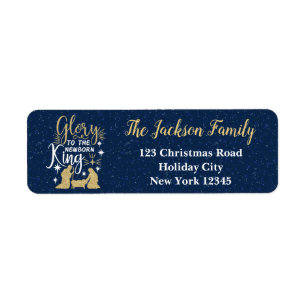 Christmas Return Address Labels (Nativity)