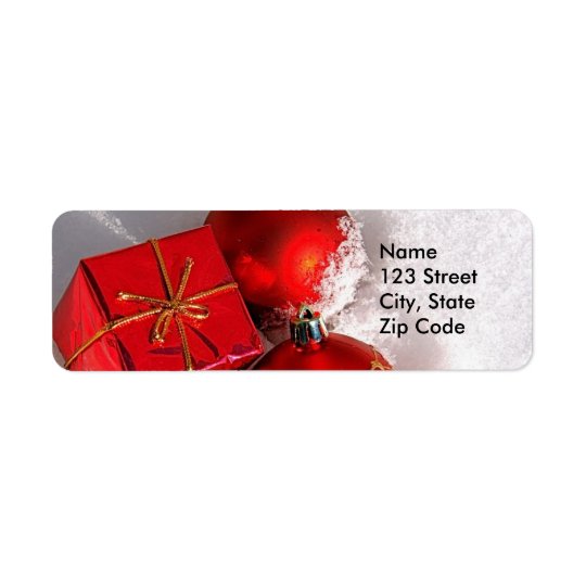 Christmas Return Address Labels or Favour Gift