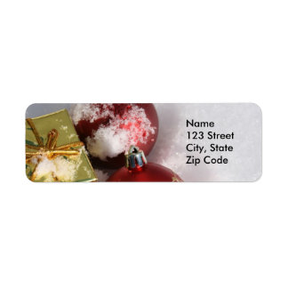 Christmas Return Address Labels or Favour Gift Tag