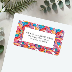 Christmas Return Address Labels Template