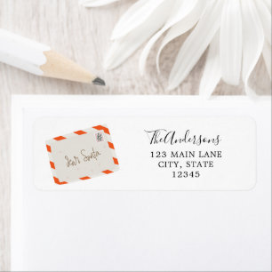 Christmas return address return address label
