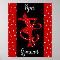 Christmas Rhythmic Gymnastics Red Candy Sprinkle