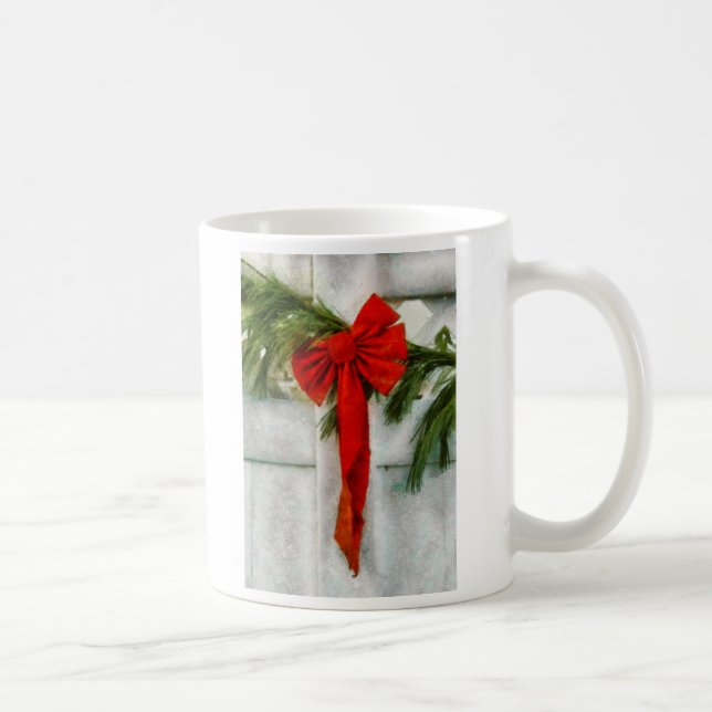 Christmas - Ribbon Coffee Mug (Right)