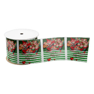 Christmas Ribbon, Elf Satin Ribbon