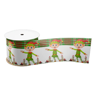 Christmas Ribbon, Elf Satin Ribbon
