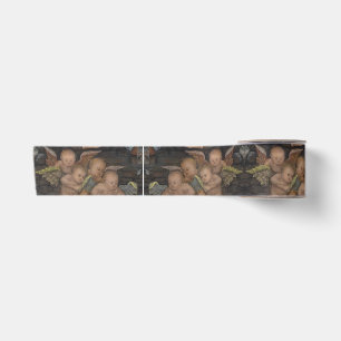 CHRISTMAS Ribbon GERMAN RENAISSANCE DESIGN ANGELS Satin Ribbon