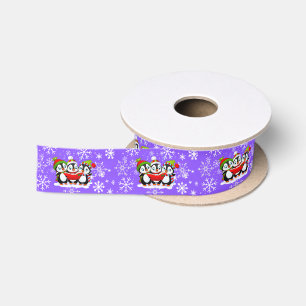 Christmas ribbon satin ribbon