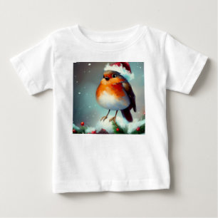 Christmas Robin 1 Baby T-Shirt