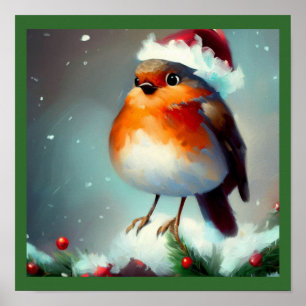 Christmas Robin 1 Poster
