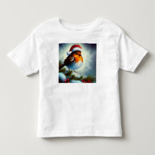 Christmas Robin 3 Toddler T-Shirt
