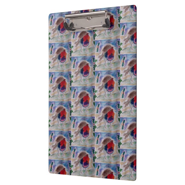 Christmas Robin  Clipboard (Left)