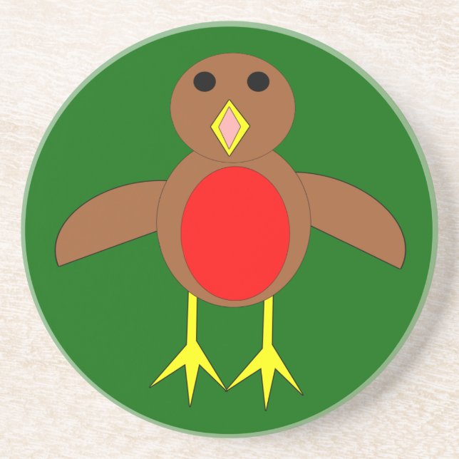 Christmas Robin Coasters (Front)