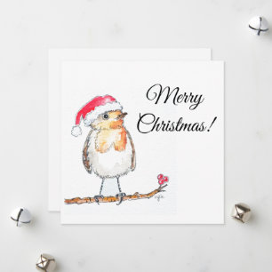 Christmas Robin Holiday Card