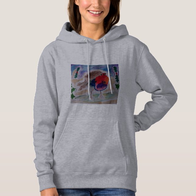Christmas Robin Hoodie (Front)