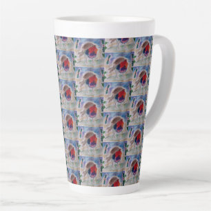 Christmas Robin Latte Mug