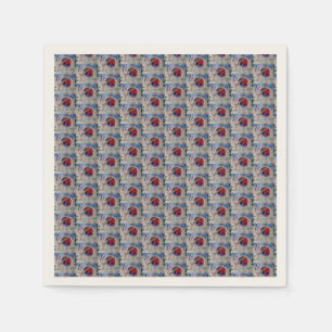 Christmas Robin Paper Napkin