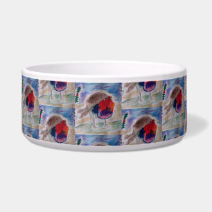 Christmas Robin Pet Bowl