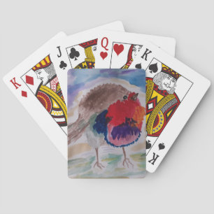Christmas Robin Playing Cards