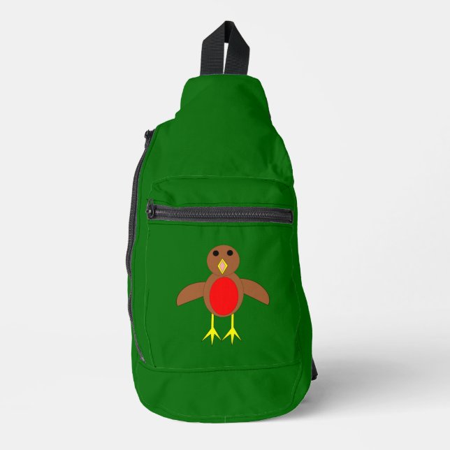 Christmas Robin Sling Bag (Front)