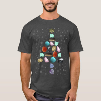 Christmas Rock Collector Gift Christmas Geology vi T-Shirt