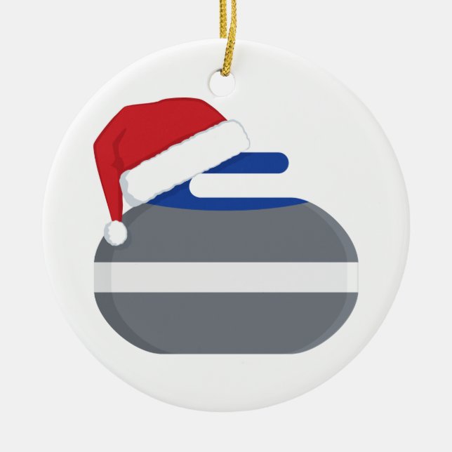 Christmas Rocks curling ornament (Front)