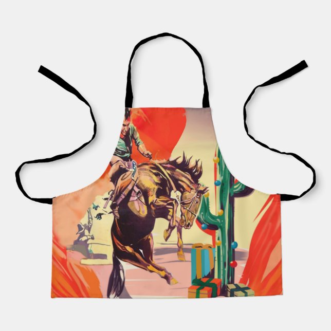 Christmas Rodeo Apron (Front)