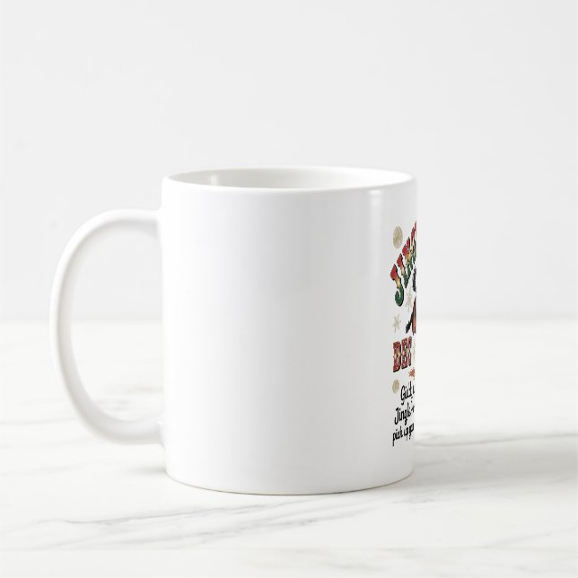 Christmas Rodeo Jingle Horse Coffee Mug (Left)
