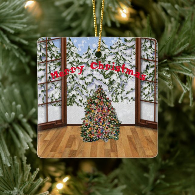 Christmas  room metal ornament (Tree)