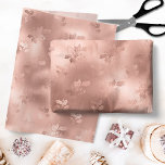 Christmas Rose Gold Holly Leaves Pattern Tissue Paper<br><div class="desc">This elegant holiday tissue paper features a rose gold faux foil pattern of holly leaves. Add an extra glam touch to your gift wrapping this Christmas season.
*If you would like more products with this design,  please contact me through Zazzle.</div>