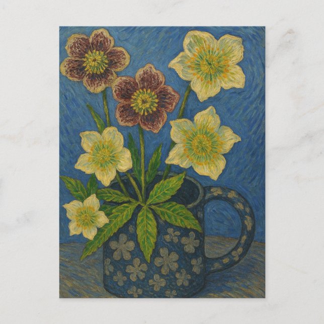 Christmas Rose Postcard (Front)