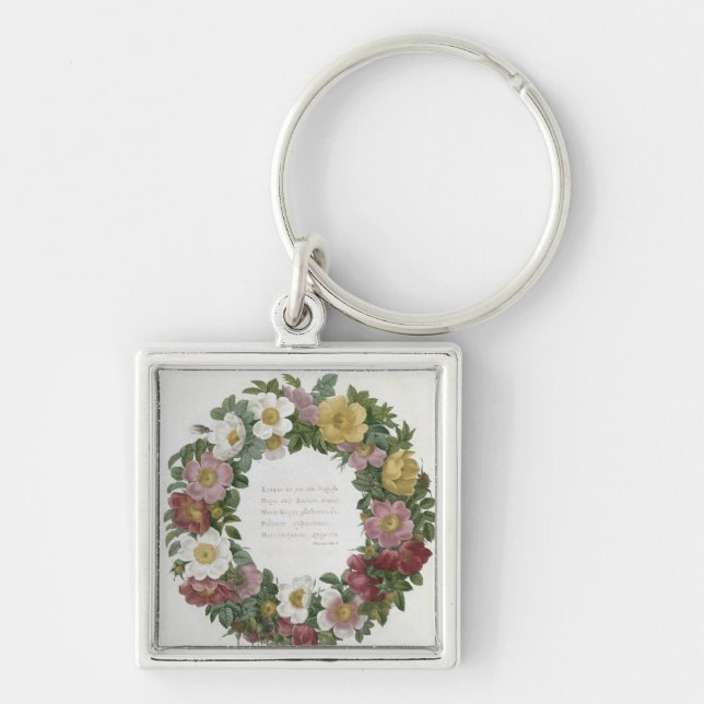 Christmas Roses Key Ring (Front)