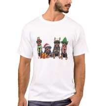 Christmas Rottweiler Dog Lover Gift, Happy Holiday