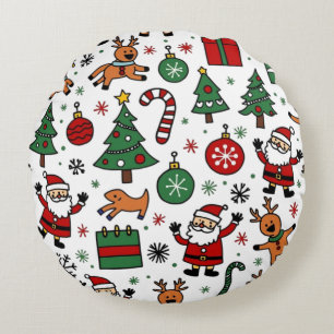 Christmas  round cushion
