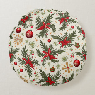 Christmas round cushion