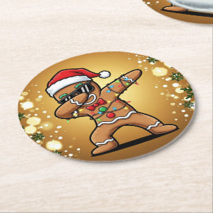 Christmas Round Paper Coaster