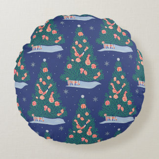 Christmas round pillow cushion