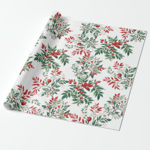 Christmas rowan wrapping paper
