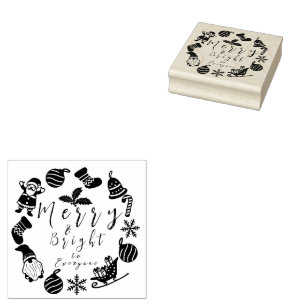 Christmas Rubber Stamp