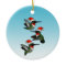 Christmas Ruby-throated Hummingbirds