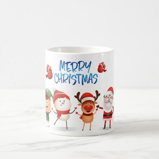 Christmas Rudolf The Reindeer and Friends    Coffee Mug (Center)