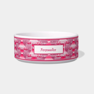 Christmas Rudolph Red Nose Reindeer Cat Dog Bowl