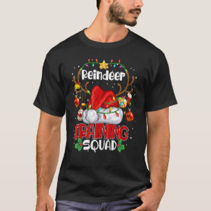 Christmas Running  Reindeer Training Squad Team Xm T-Shirt