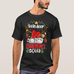 Christmas Running  Reindeer Training Squad Team Xm T-Shirt