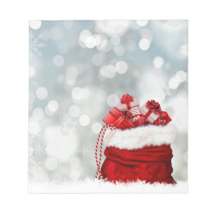 Christmas Sack of Gifts Notepad