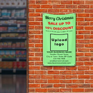 Christmas Sale Business Light Green 2.5’ x 4’ Banner