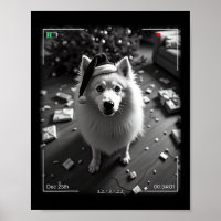 Christmas Samoyed Caught On Camera 