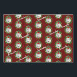 Christmas Samoyed personalised  wrapping sheets<br><div class="desc">Background is editable,  you can also change font colour or add your own text and images.</div>